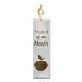 2"x8" Stock Recognition Ribbons (STUDENT OF THE MONTH) Carded